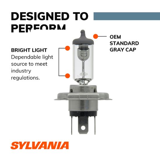 SYLVANIA 94193 H4 12V60:55W HD 10PK 200 - H4HDBX