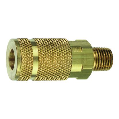 TRUFLATE COUPLER C37B BRS 1/4 ARO 1/4MPT - 13325