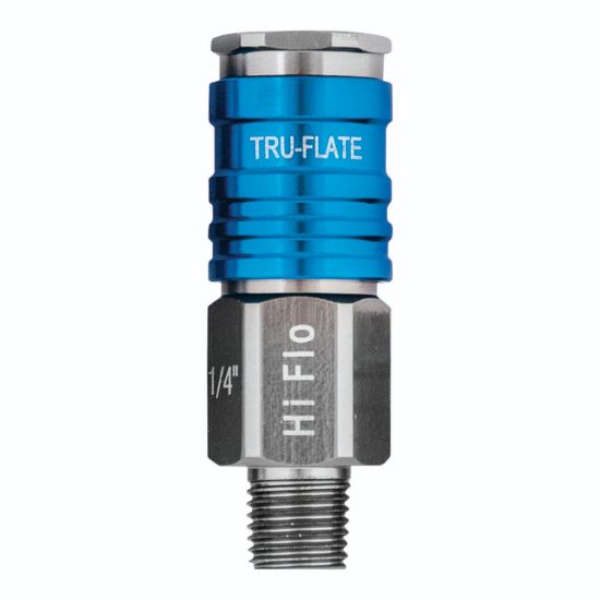 TRUFLATE COUPLER 1/4 HI FLOW MALE - 13925