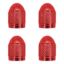 TRUFLATE CAP VALVE RED ALUM TPMS SAFE - 38517