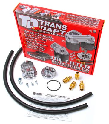 TRANSDAPT OIL FILTER RELOCATION KIT - 1120