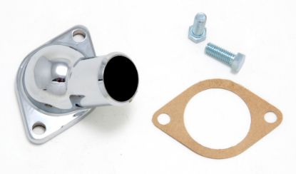TRANSDAPT V-8 CHEV CHROME WTR NEC - 4788