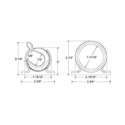 TACO METALS ROD HANGER  SNAP LOCK SS - F1627001