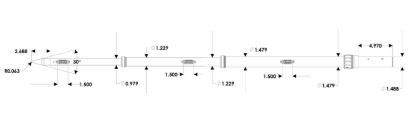 TACO METALS OUTRIGGER  INTERNALLY RIGGED 19' - OI3190CF
