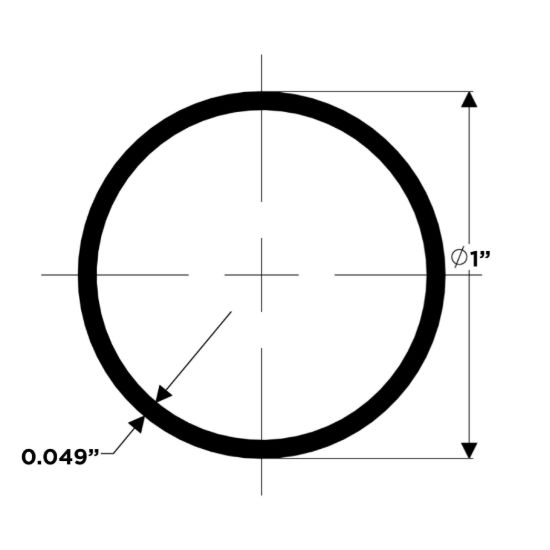 TACO METALS TUBE  1X.049  304 SS 6 - S141049P61