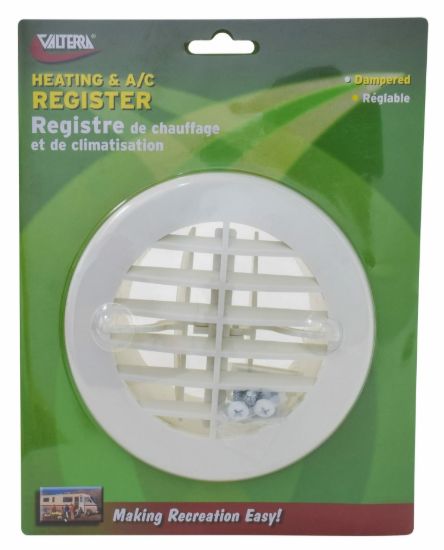 VALTERRA LLC ROUND REGISTER  WHITE - A103350VP
