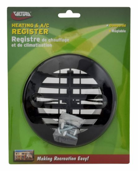 VALTERRA LLC ROUND REGISTER  BLACK - A103353VP