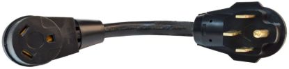 VALTERRA LLC 50AM-30AF 12' ADAPTER  BLACK  BULK - A105030FBK