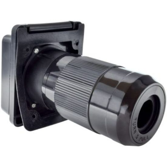 VALTERRA LLC 50A INLET  BLACK  CARDED - A1050INBKV