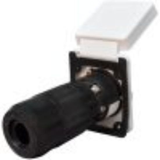VALTERRA LLC 50A INLET  WHITE  CARDED - A1050INVP