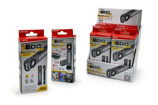 STKR CONCEPT LP-EDC 8.0+ FLASHLIGHT - 800 LUMENS - 14270DD