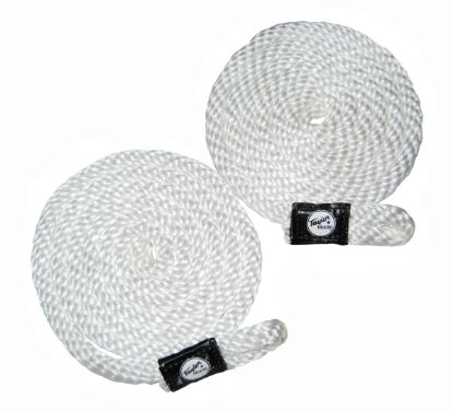 TAYLOR MADE 3/8' X 72' BRAIDED ROPE WHITE (PAIR - 11311