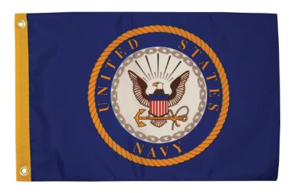 TAYLOR MADE US NAVY SEAL 12X18 FLAG - 1619