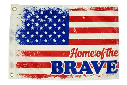 TAYLOR MADE 12X18 HOME OF THE BRAVE - 1621