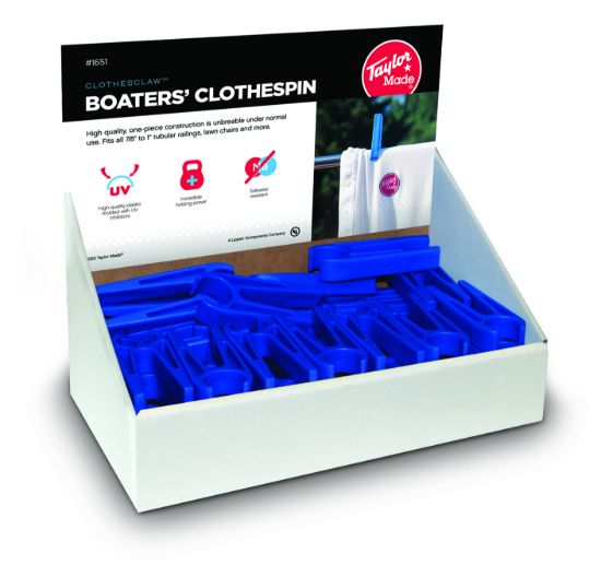 TAYLOR MADE BOATERS CLOTHSPIN DISPLAY BOX W 48 - 1651