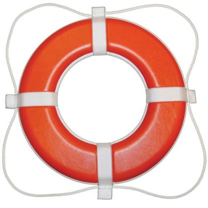 TAYLOR MADE 30' ORANGE FOAM RING BUOY - 383