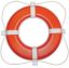 TAYLOR MADE 30' ORANGE FOAM RING BUOY - 383