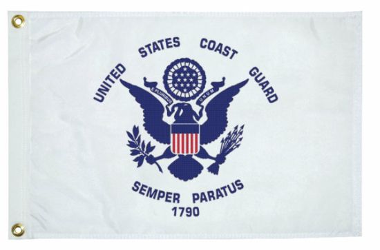 TAYLOR MADE 12X18  COAST GUARD  FLAG - 5626
