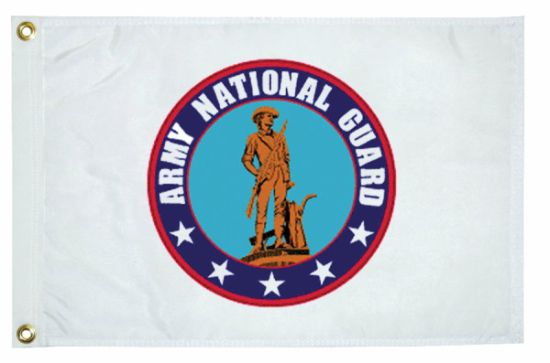 TAYLOR MADE 12X18  NATIONAL GUARD  FLAG - 5627