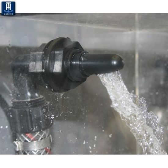 T-H MARINE 3/4'  90 DEGREE BLACK AERATOR HEAD - AHV90DP