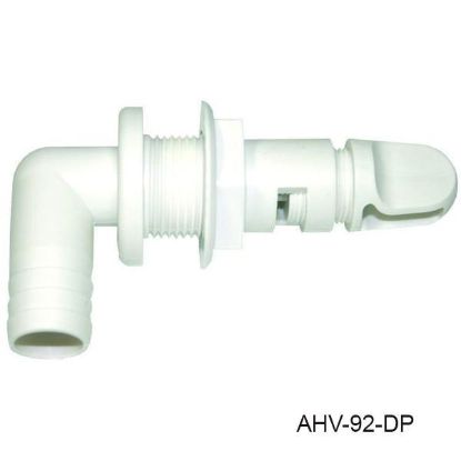 T-H MARINE 3/4'  90 DEGREE WHITE AERATOR HEAD - AHV92DP