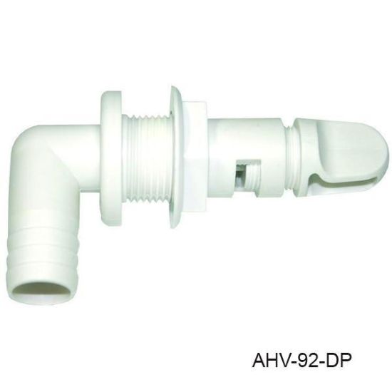 T-H MARINE 3/4'  90 DEGREE WHITE AERATOR HEAD - AHV92DP