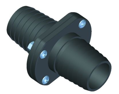 T-H MARINE 1 1/8' INLINE SCUPPER - ILS1200DP