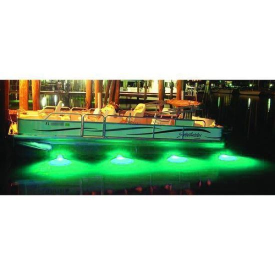 T-H MARINE ROUND U/W BLUE LED W/ SS BEZEL - LED39061DP