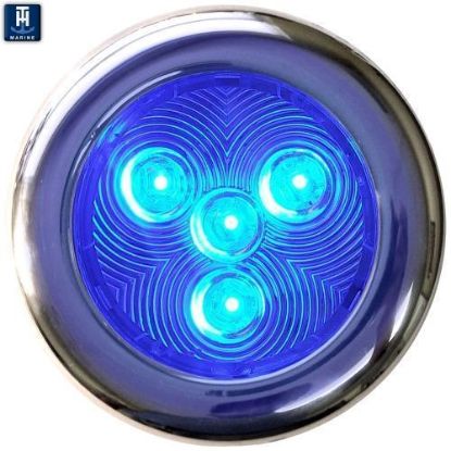 T-H MARINE 3' BLUE LED PUCK LIGHT - LED51828DP