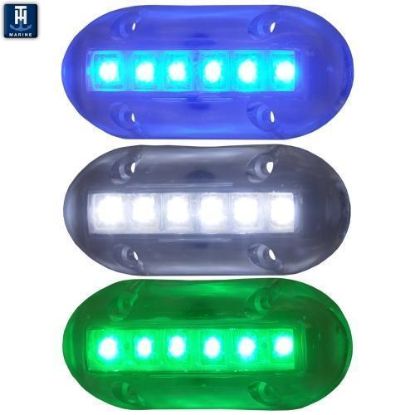 T-H MARINE GREEN UNDERWATER SURFACE MOUNT LED - LED51868DP