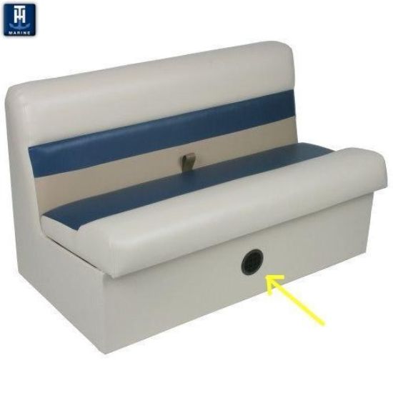 T-H MARINE 4' WHITE  VENT COVER - LV1FWDP