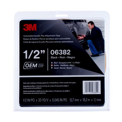 3M ATTACHMENT TAPE 1/2'X20YD - 06382