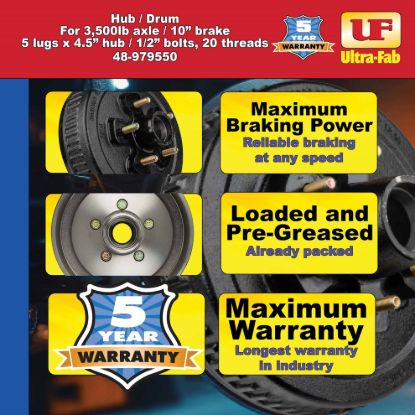 ULTRA FAB HUB/DRUM ASSEMBLY - LOADED (7 000 L - 48979553