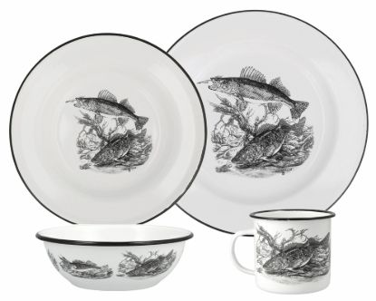 UTICA USA 16 PC ENAMELWARE SET - 412013