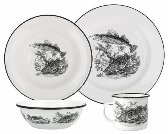 UTICA USA 16 PC ENAMELWARE SET - 412013