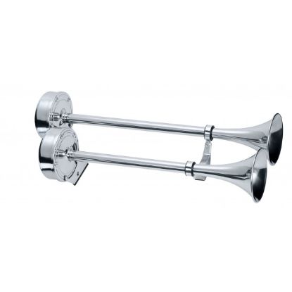 SCHMITT/ONGA DELUXE DUAL TRUMPET HORN  12V - 10028
