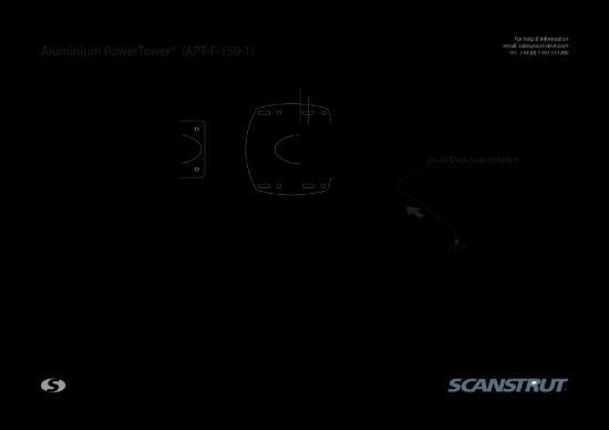 SCANSTRUT APT-F-150-01 ALUMINIUM POWERTOWER F - APTF15001