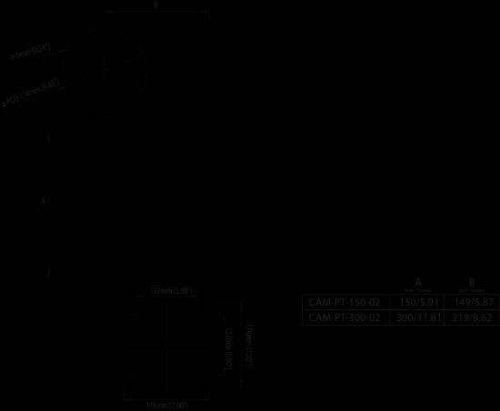 SCANSTRUT CAM-PT-150-02 CAMERA POWERTOWER 150 - CAMPT15002