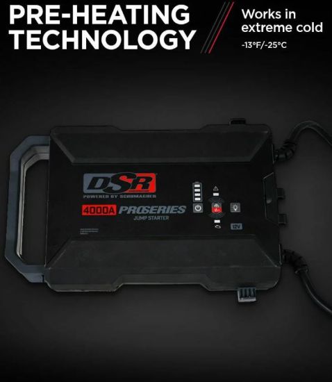 SCHUMACHER DSR164 4000A LITHIUM JUMPSTARTER