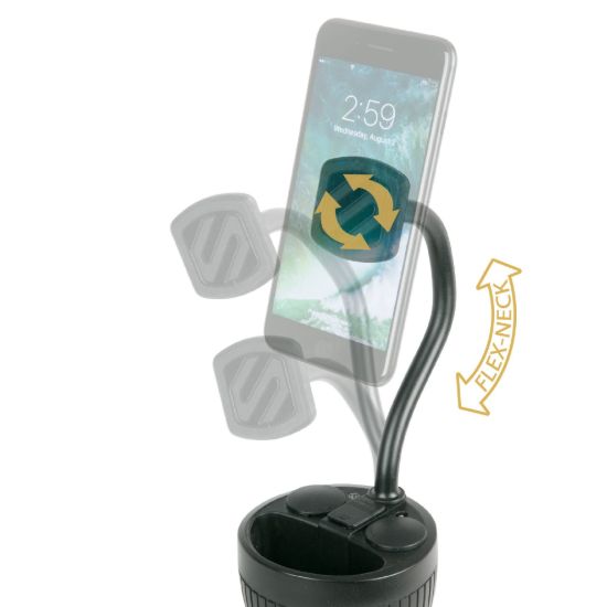 SCOSHE IND. MAGNETIC CUP MOUNT AND POWER HUB - MAGPCUP