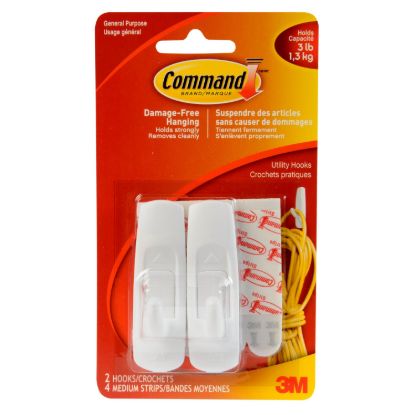 3M COMMAND  MEDIUM UTILITY HOOKS - 17001ES
