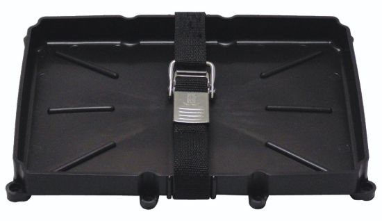 T-H MARINE 28 SERIES BATTERY TRAY W/ SS STRAP - NBH27SSCDP