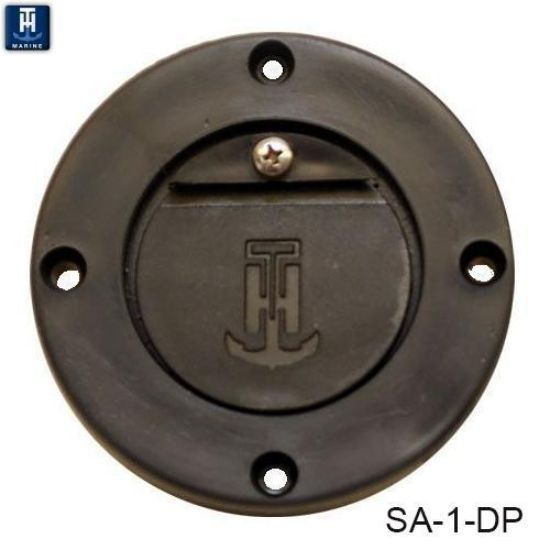 T-H MARINE BLACK SCUPPER ADAPTER - SA1DP