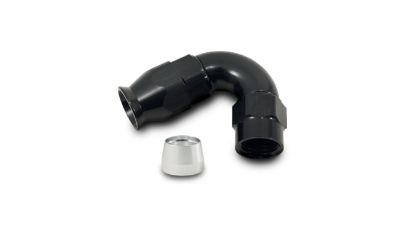 VIBRANT ALUMINUM 120 DEG ONE PIECE HOSE END - 28208
