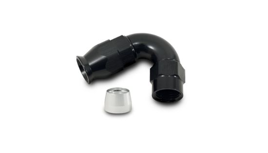 VIBRANT ALUMINUM 120 DEG ONE PIECE HOSE END - 28208