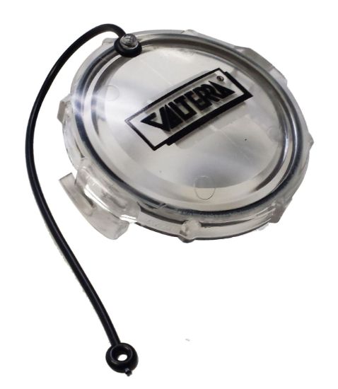 VALTERRA LLC WASTE VALVE CLEAR CAP  3' - T1020CLRVP