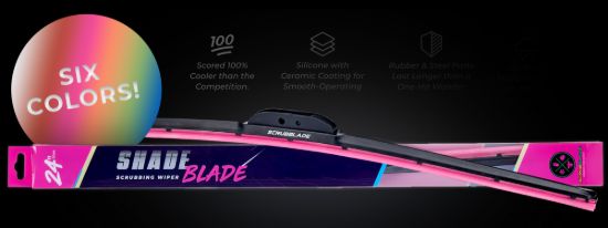 SCRUBBLADE 17' RED SILICONE SHADEBLADE - CBR1700