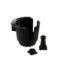 SCOTTY INC. CUP HOLDER W/TWO MOUNTS  BLACK - 0311BK