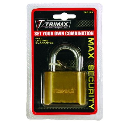 TRIMAX PDLCK COMBO W/1.25' SHKL - TPC125