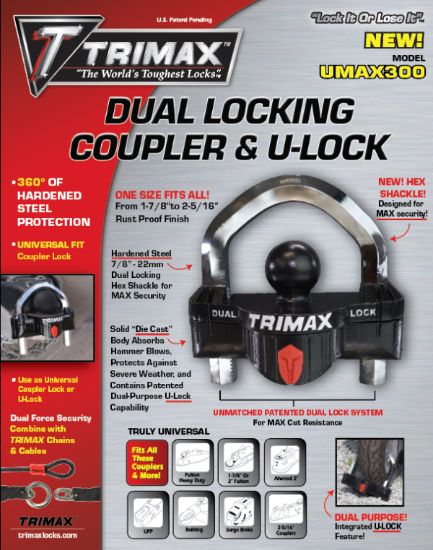 TRIMAX TRIMAX  UNIVERSAL COUPLER & WHEEL L - UMAX300